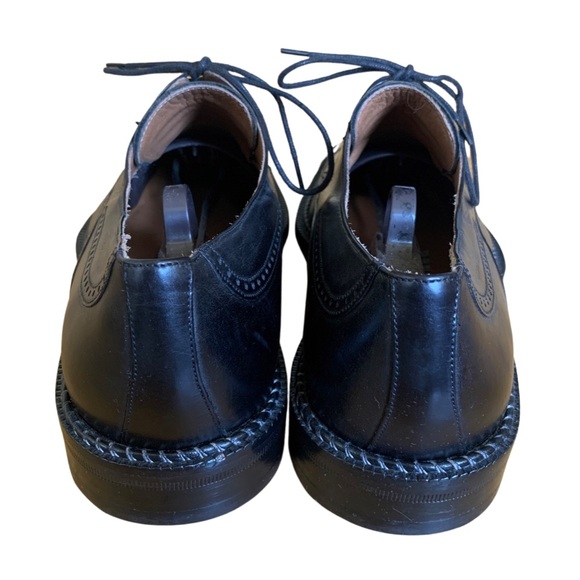 Mezlan Black Leather Derby Shoes - Picture 5 of 5